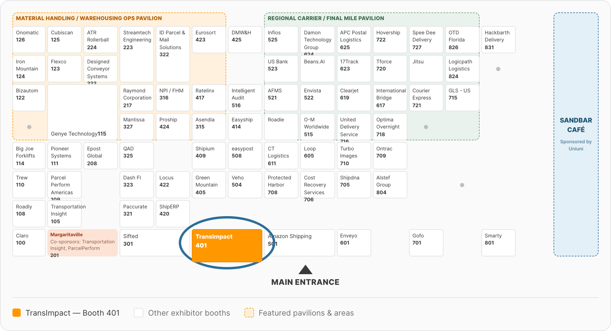 Parcel Forum Floor Plan-selection