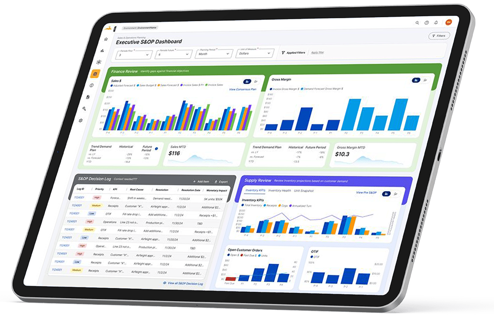 S&OP-dashboard S&OP-dashboard
