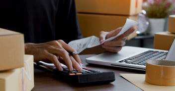 Seller calculating parcels