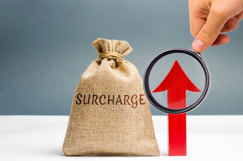 Surcharge increase
