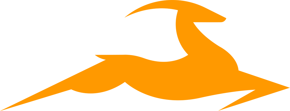 TransImpact Icon - Orange deer icon