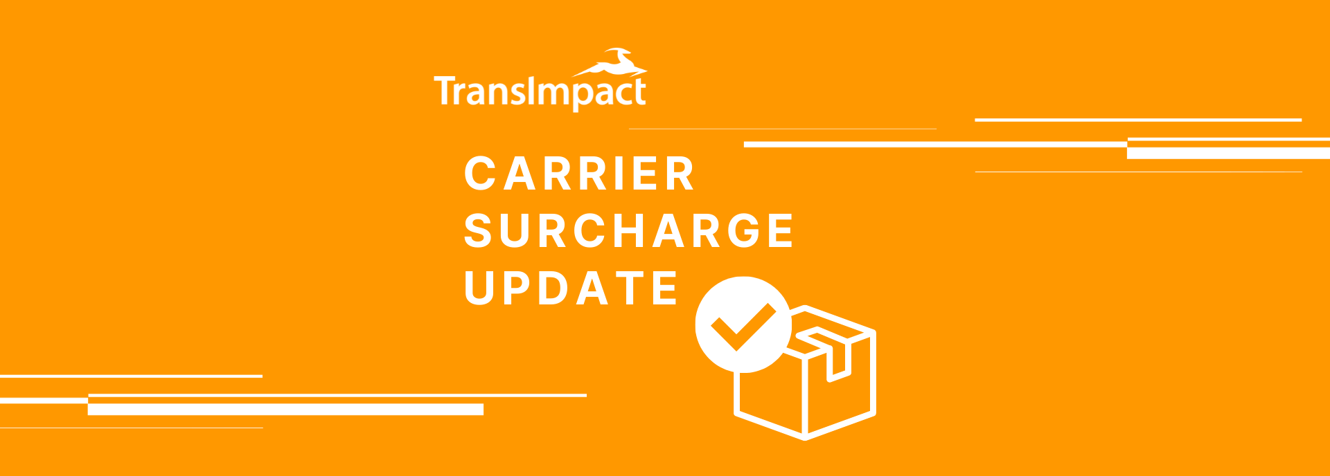 Carrier Surcharge update blog banner