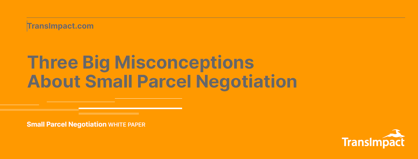 Three Big Misconceptions About Small Parcel Contract Negotiation
